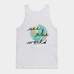 See the World Globe Tank Top